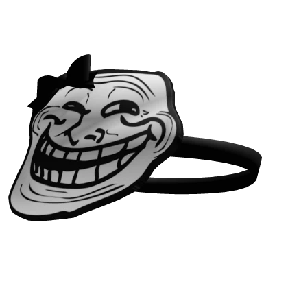 ・kawaii troll side mask in black :3 