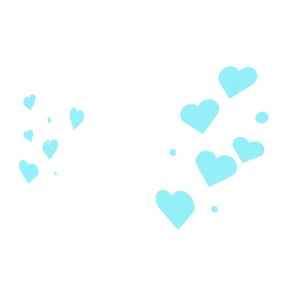 Blue Heart Neon Aura