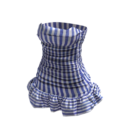 Blue Lines Sweet Bloom Dress