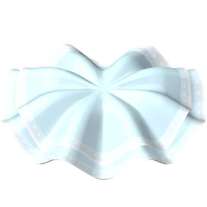 Ruffles Skirt Blue Pastel Short Mini Cutesy Dolly