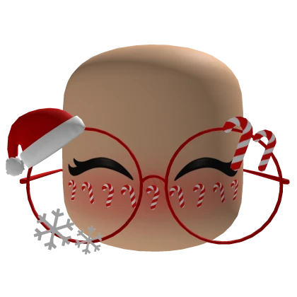 Joyful Christmas Face (Glasses)