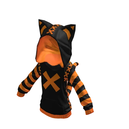 Kitty Hoodie Jack O' Lantern