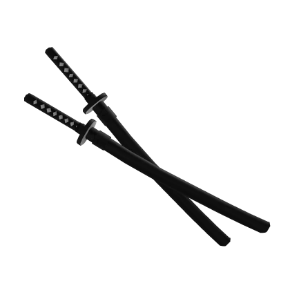 Dual Black Katana [Back]