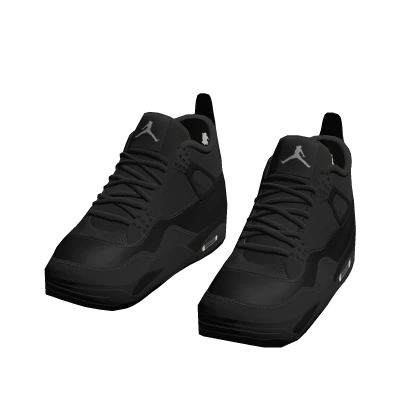 Jord 4s in Triple Black