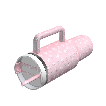 Christmas Pink Water Bottle Holdable