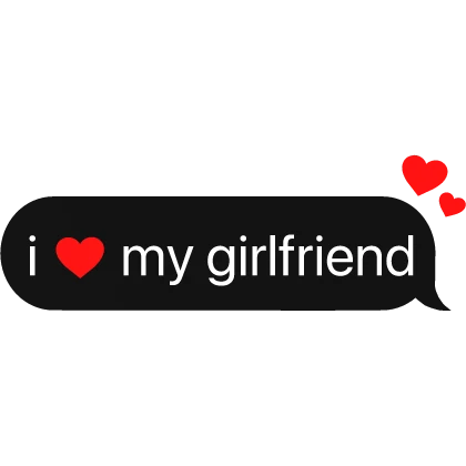 i heart my good friend text