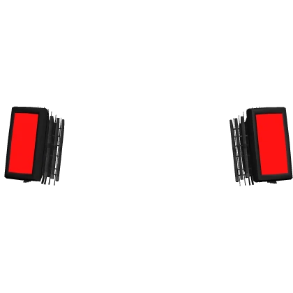 Red Shoulder TV Armor (Blocky) - Skibidi Toilet