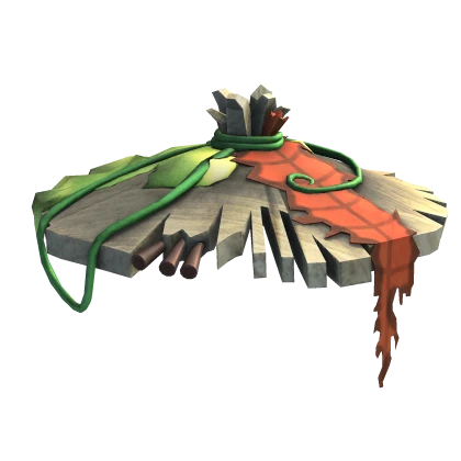 Exotic Leaf Straw Hat