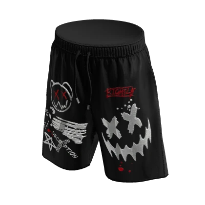 y2k Bear Streetwear Shorts