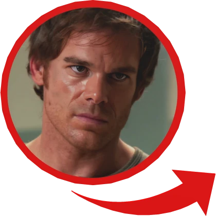 Dexter Morgan Red Circle