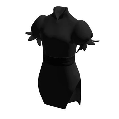 🫧 Battle Black Dress Inspired by Warrior Chun-Li