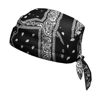 Black Tied Bandana