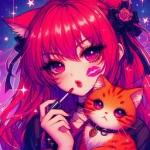 美しい子猫 >w<