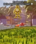 Fredbear Holds Neighbors