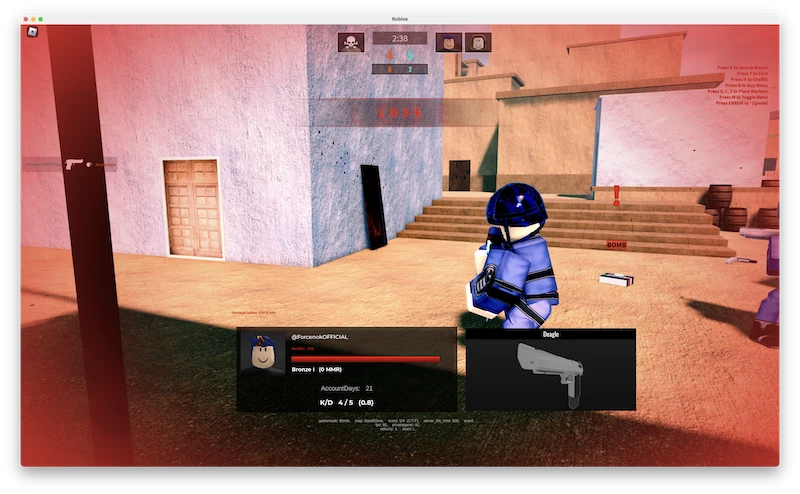 StandBlox Remade Standoff 2 lost round